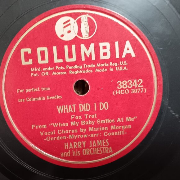 Harry James & His Orchestra - 2 Shellac 78RPM Record Bundle - Circa 1940's - Picture 5 of 5